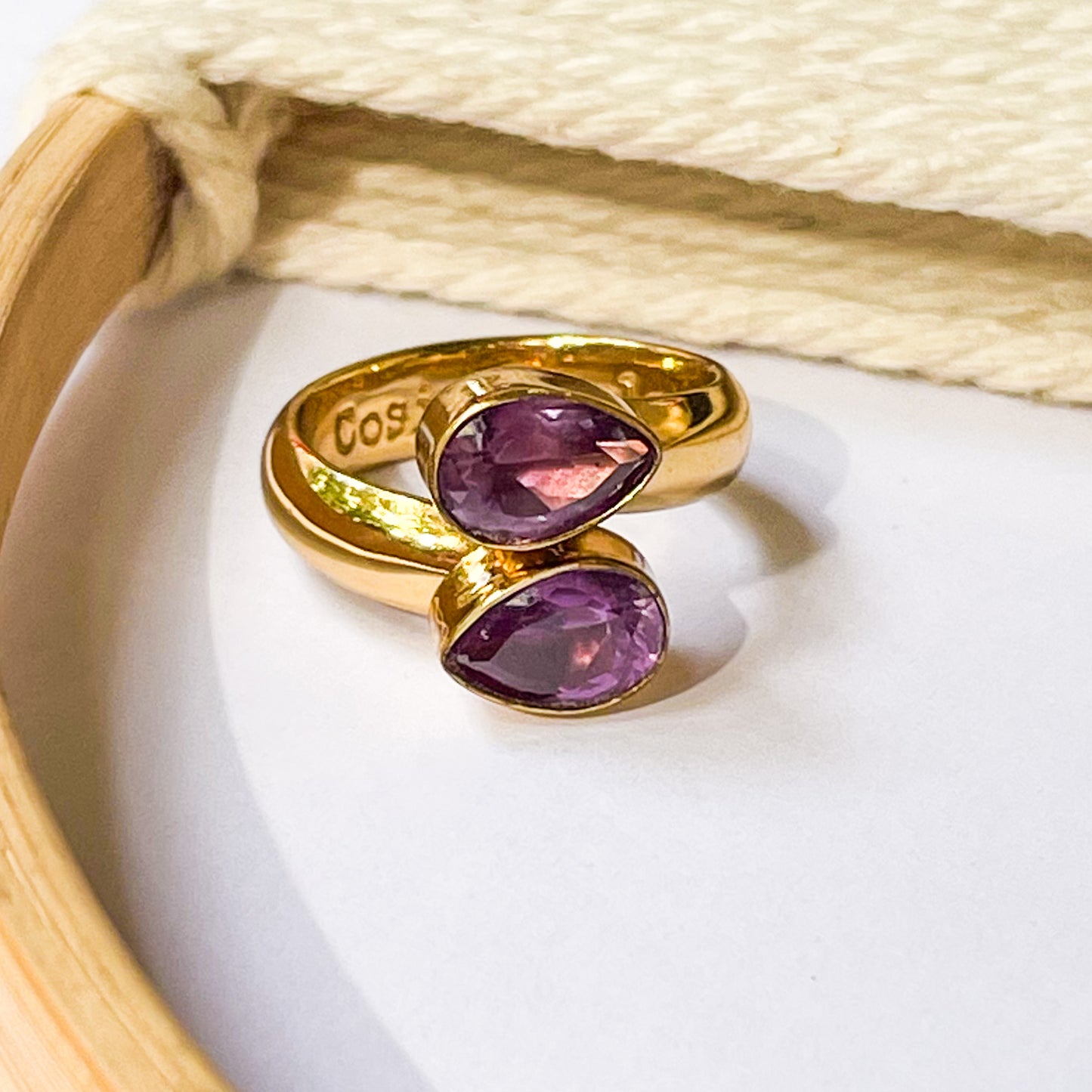 Alexandrite Bypass Ring - Alchemia