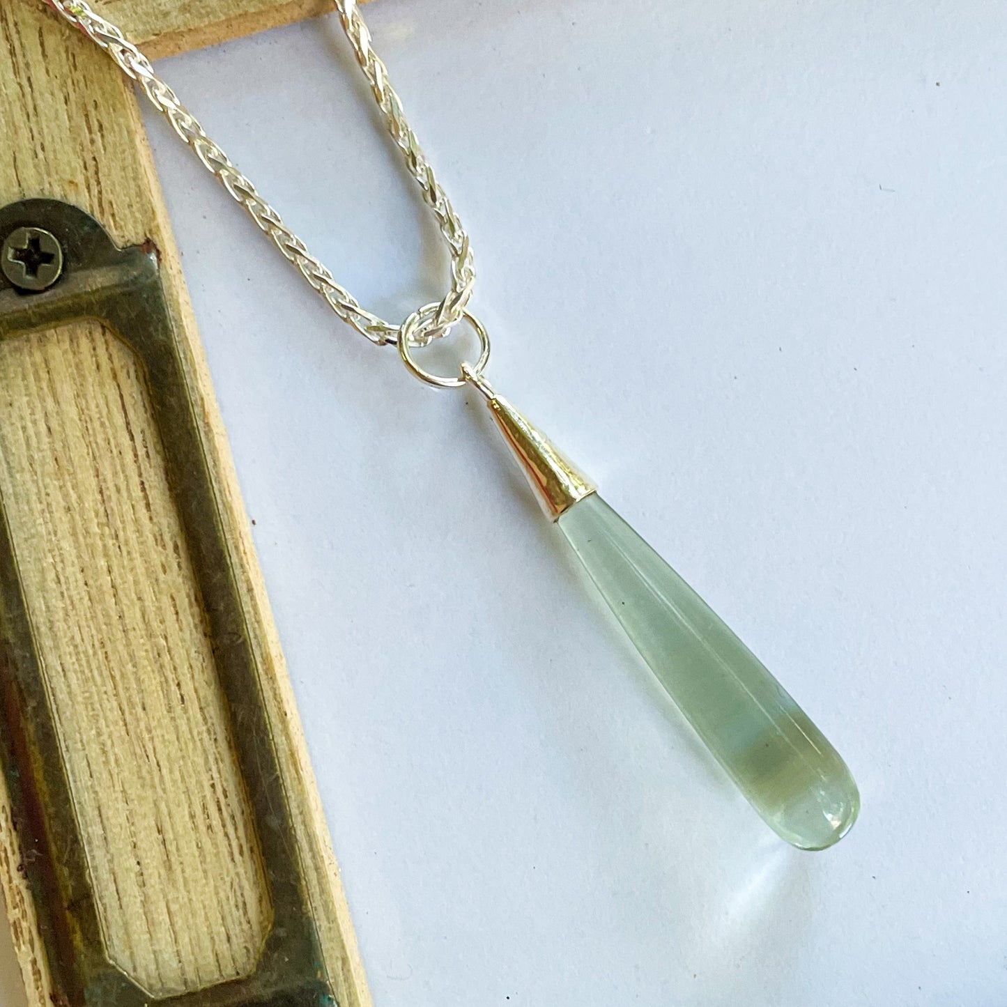 Color Drop Pendant - Both Metals