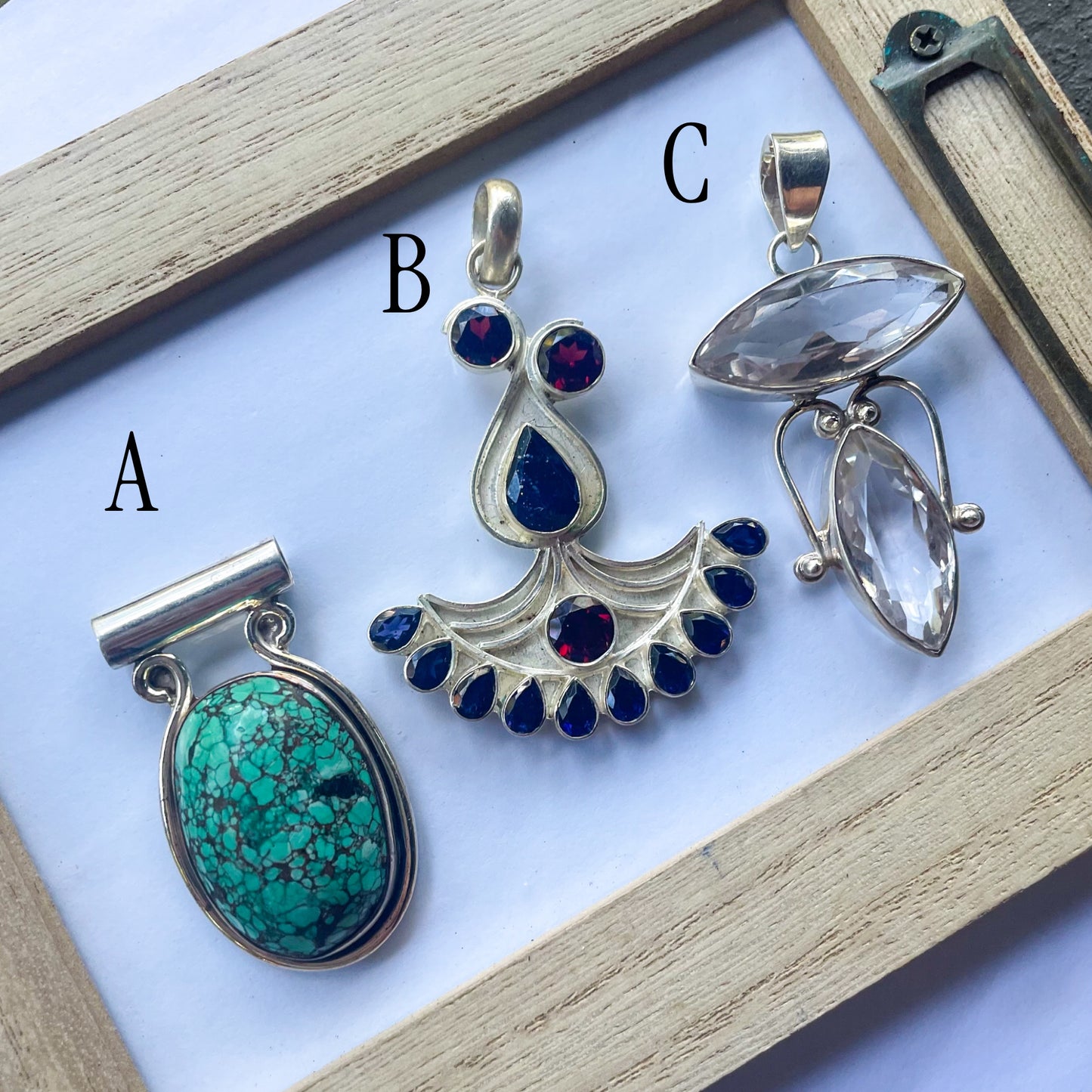 All Statement Solid Sterling Silver Unique Pendants!