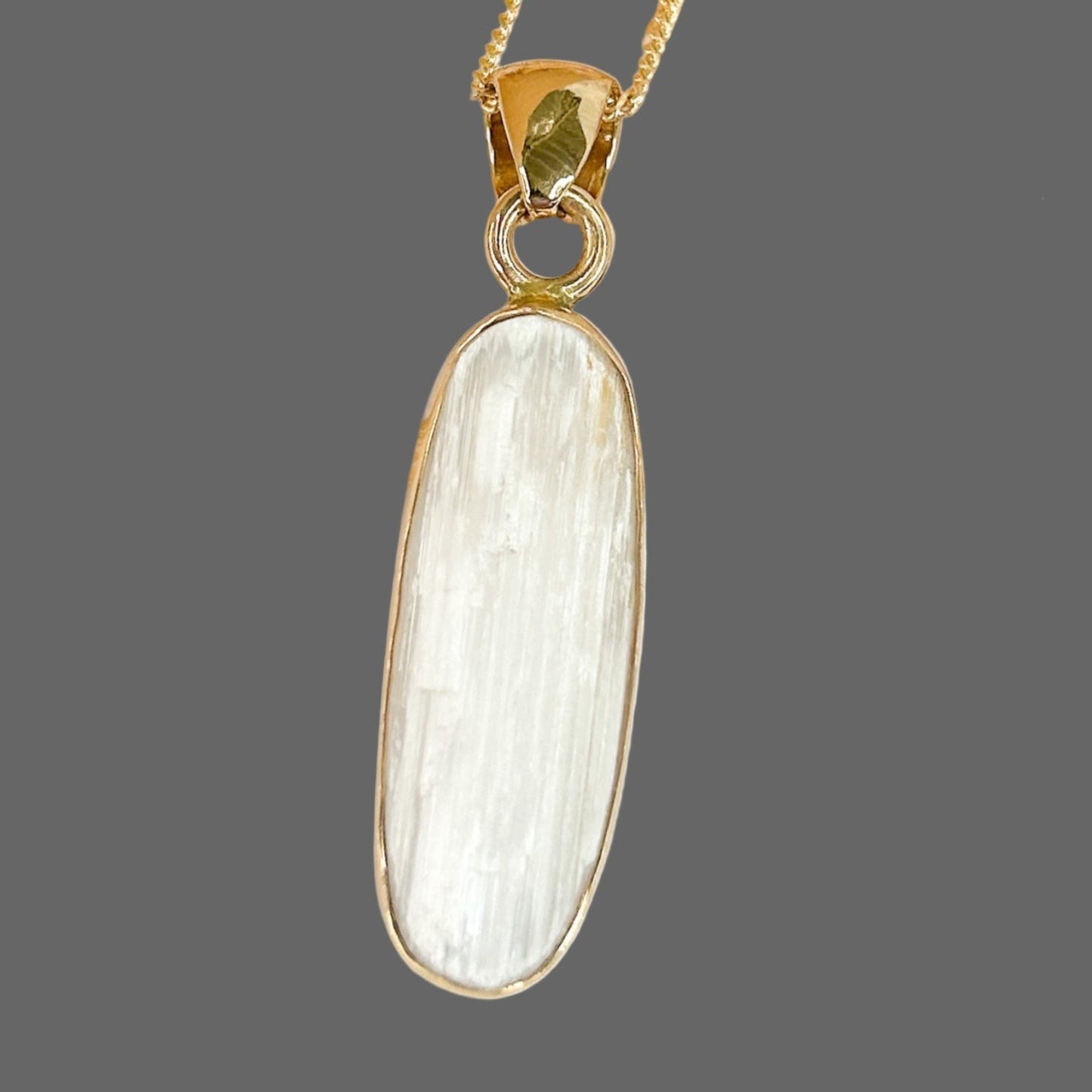Selenite Pendant - Alchemia