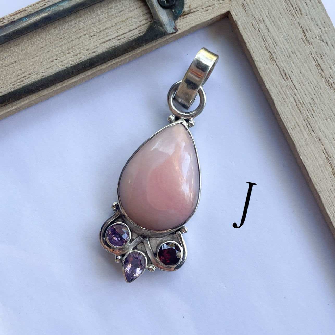 Unique Random Gemstone Pendants - Solid Sterling Silver