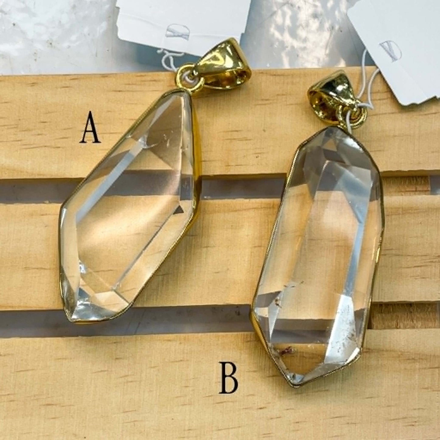 Clear Quartz Jumbo Pendants- Alchemia