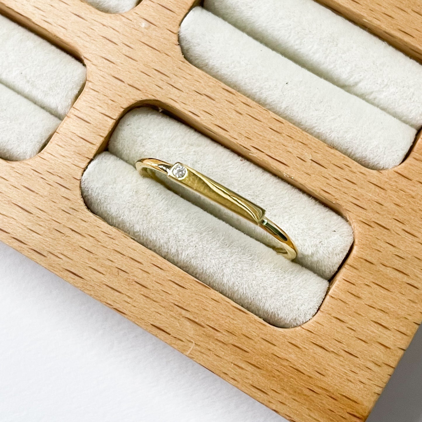 CZ Bar Sized Ring - SSS or Vermeil
