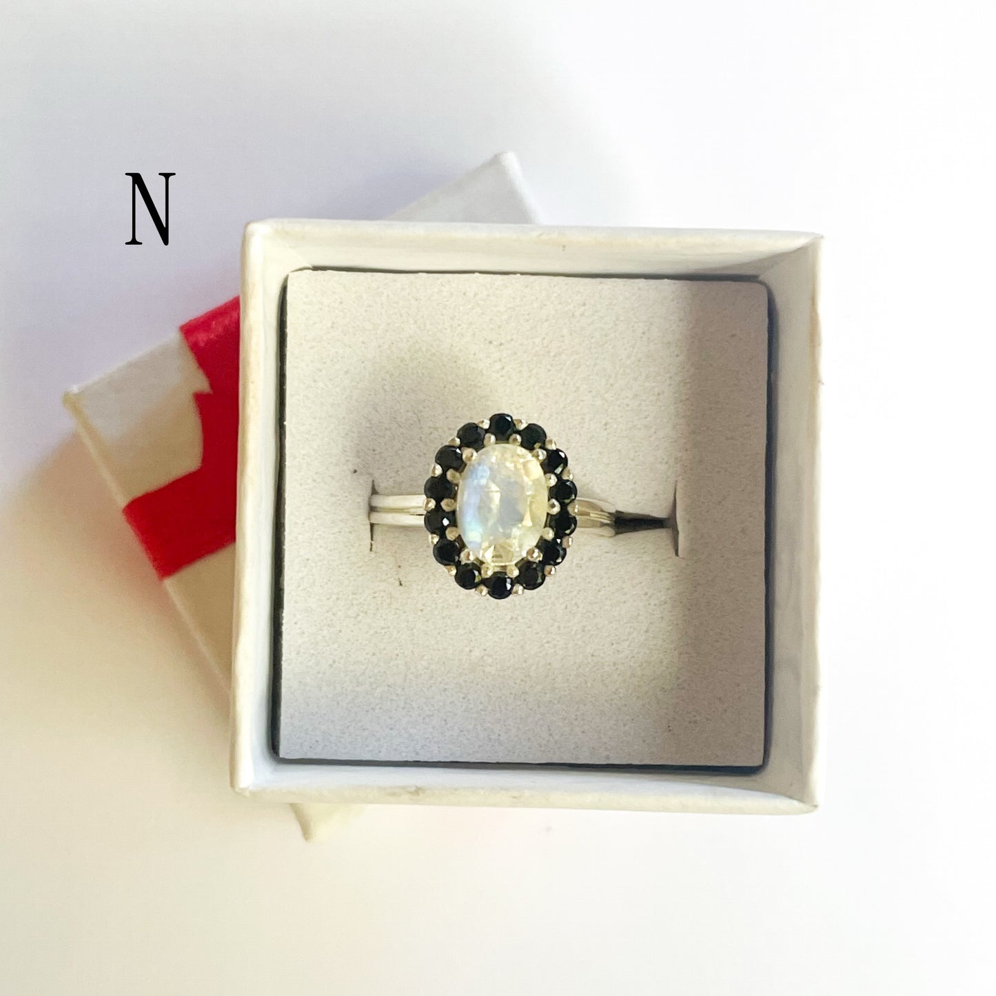 Dainty Multi Gemstone Prong Ring - Solid Sterling Silver