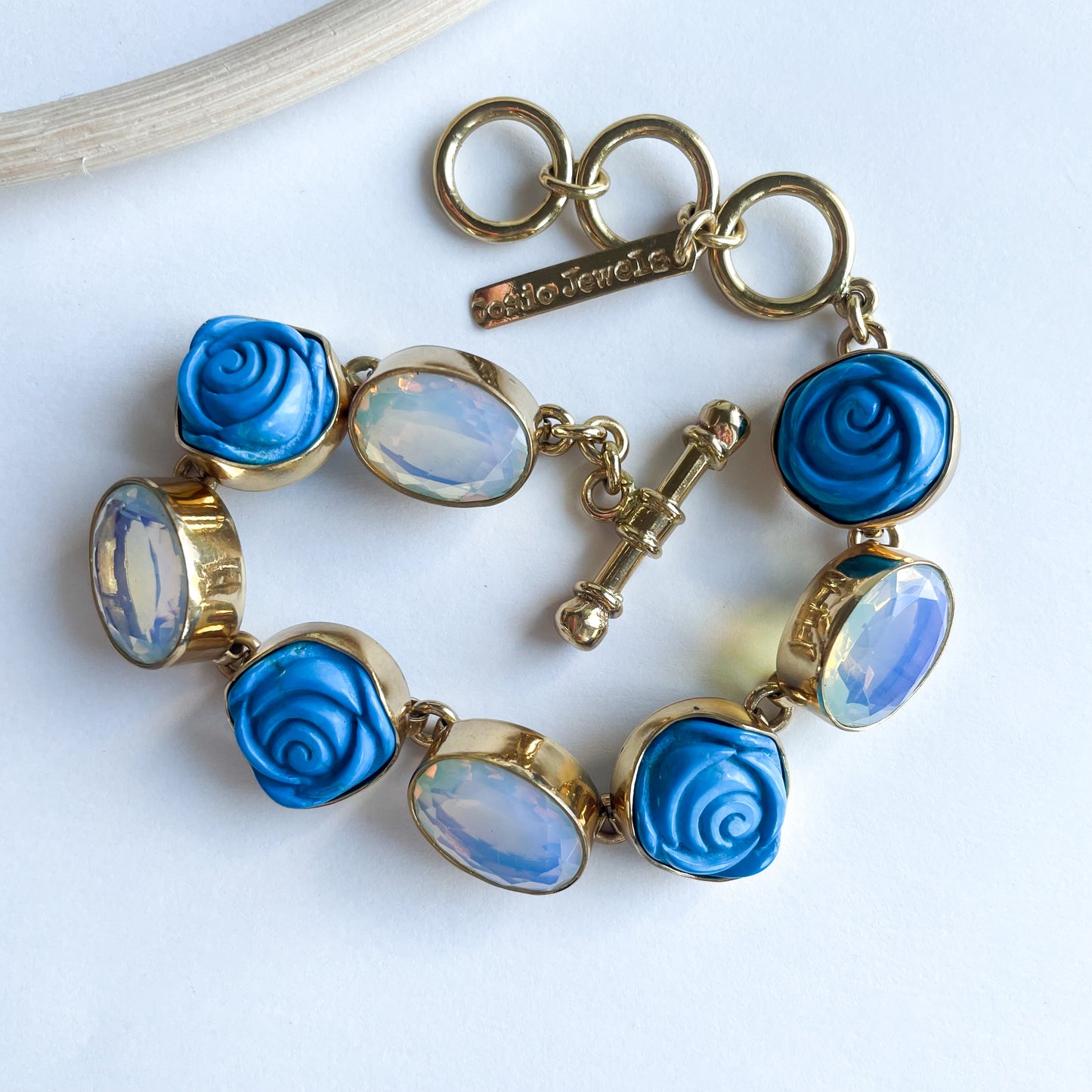 Rose & Opalite Bracelet - Alchemia Gold