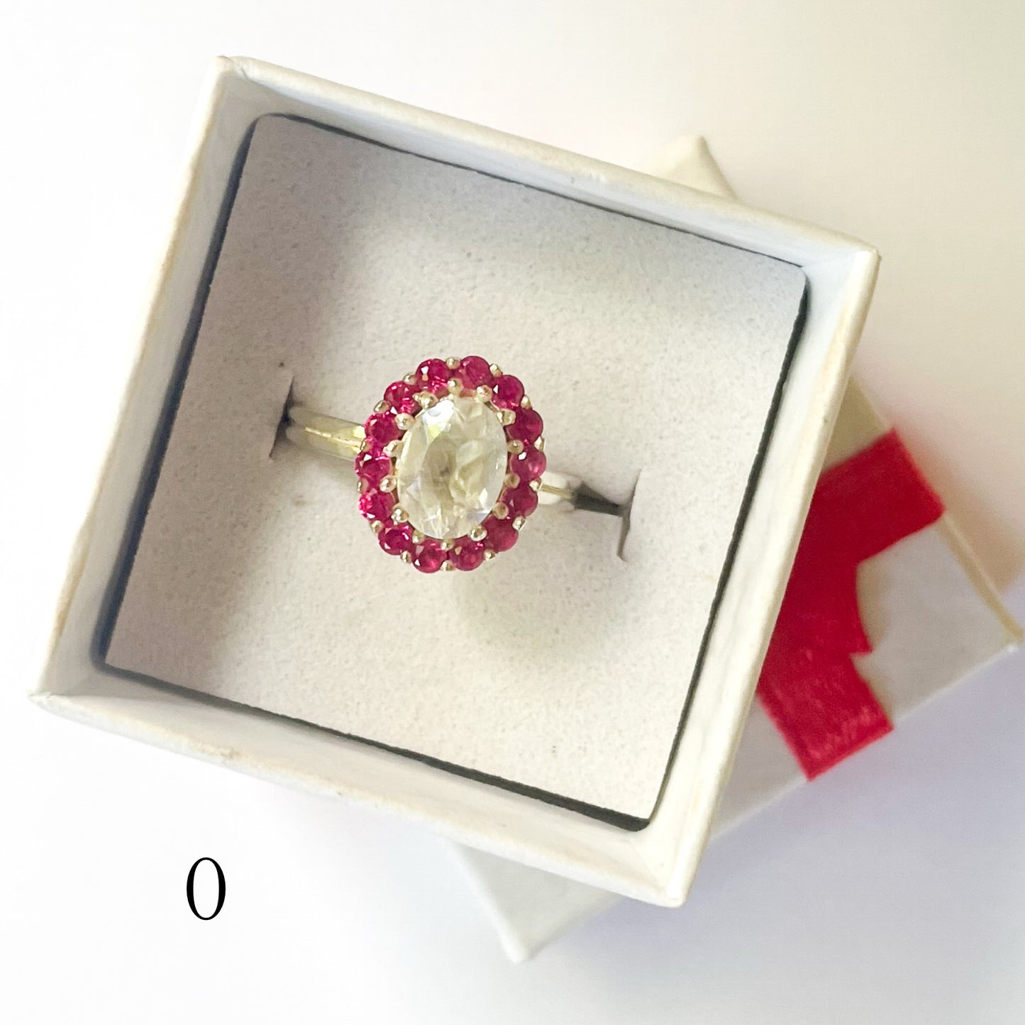 Dainty Multi Gemstone Prong Ring - Solid Sterling Silver