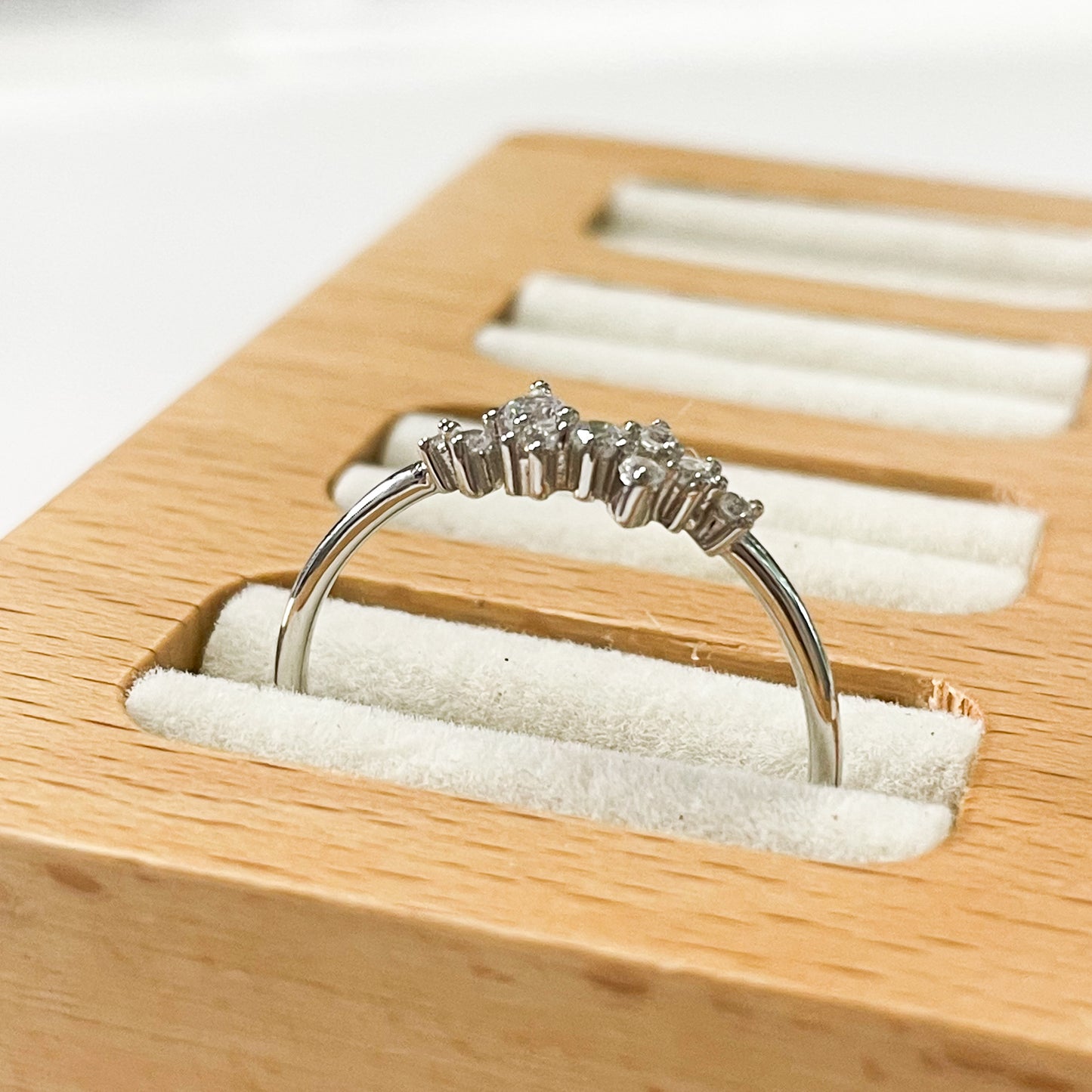 CZ Sprinkles Sized Ring - SSS or Vermeil