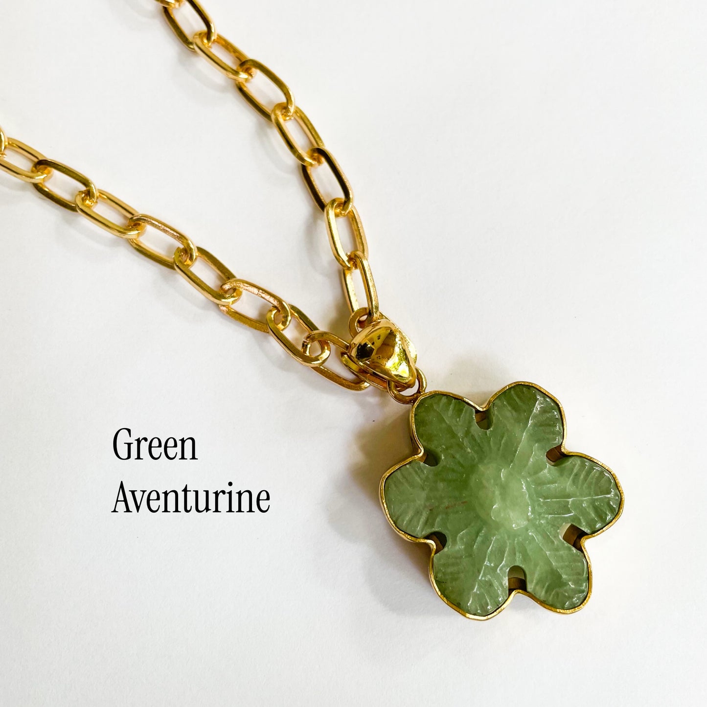 Stone Snowflake Pendants - Alchemia Gold