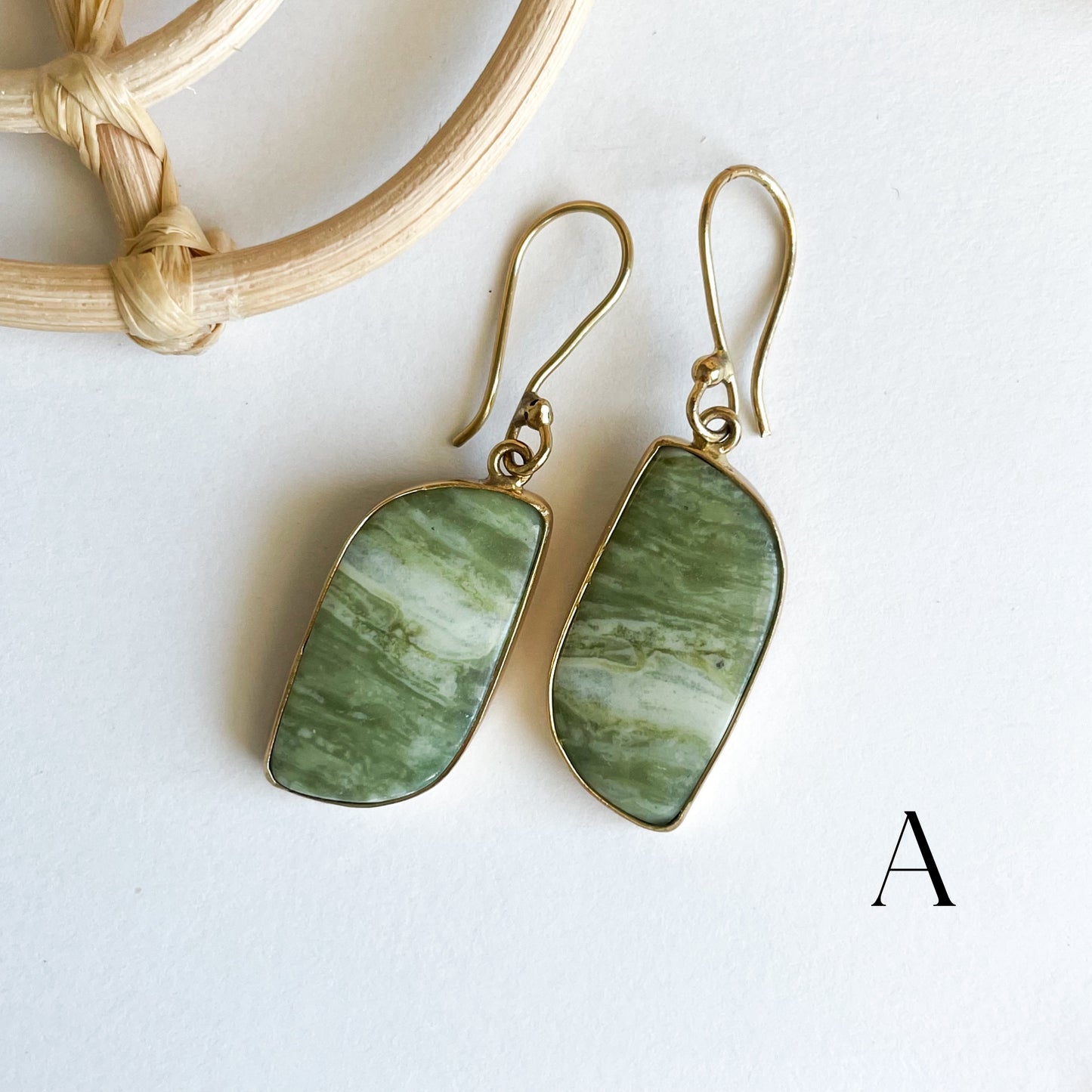 Butter Jade Earrings - Alchemia