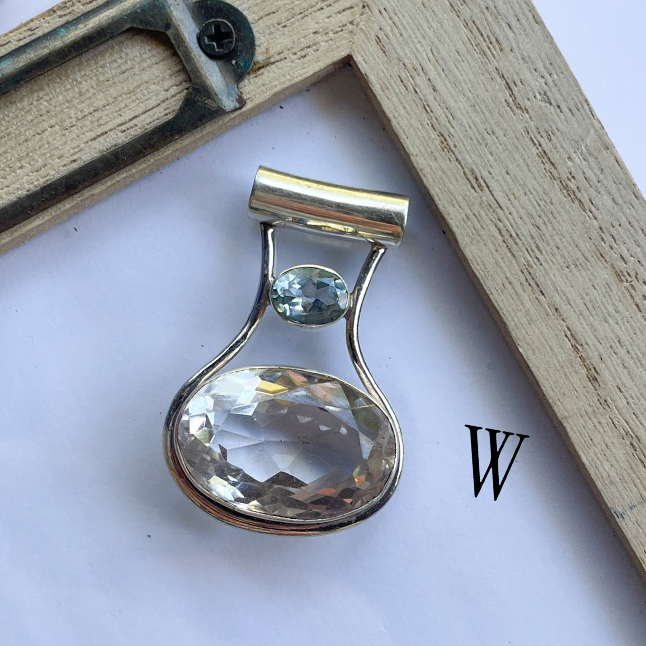 Unique Random Gemstone Pendants - Solid Sterling Silver