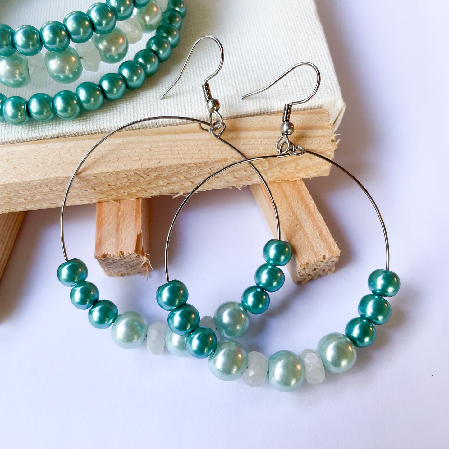 From the Sea Wrap Bracelet & Earring Set