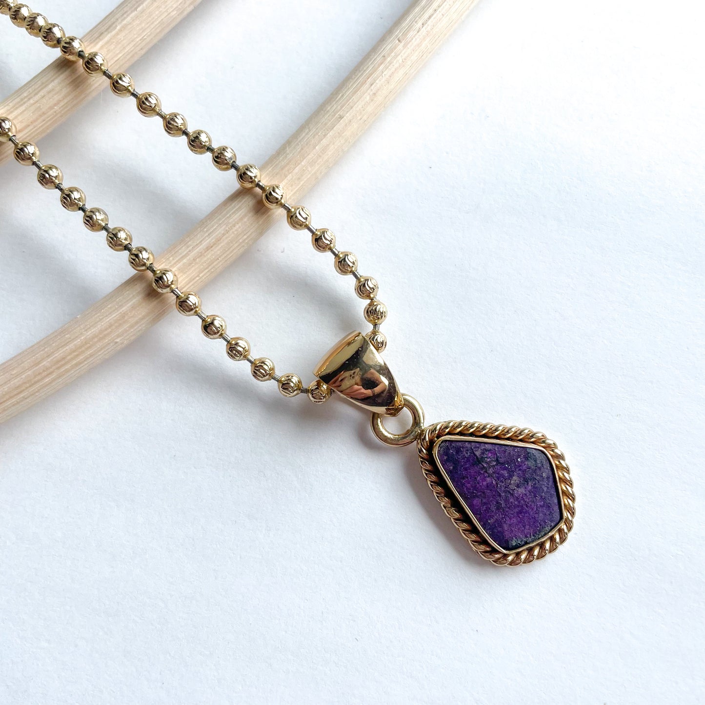 Dainty Purpurite Pendant - Alchemia