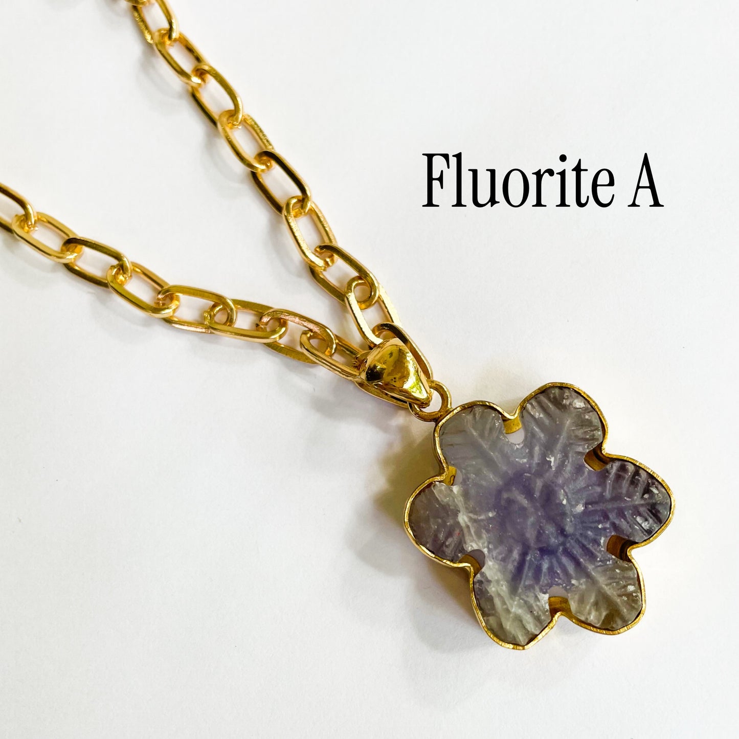 Stone Snowflake Pendants - Alchemia Gold
