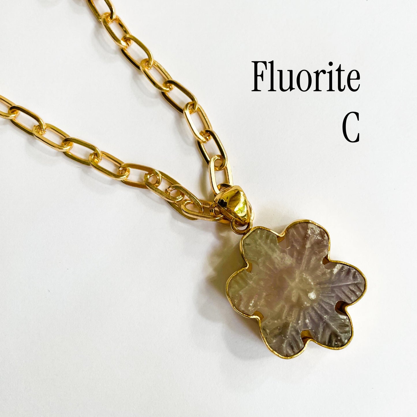 Stone Snowflake Pendants - Alchemia Gold
