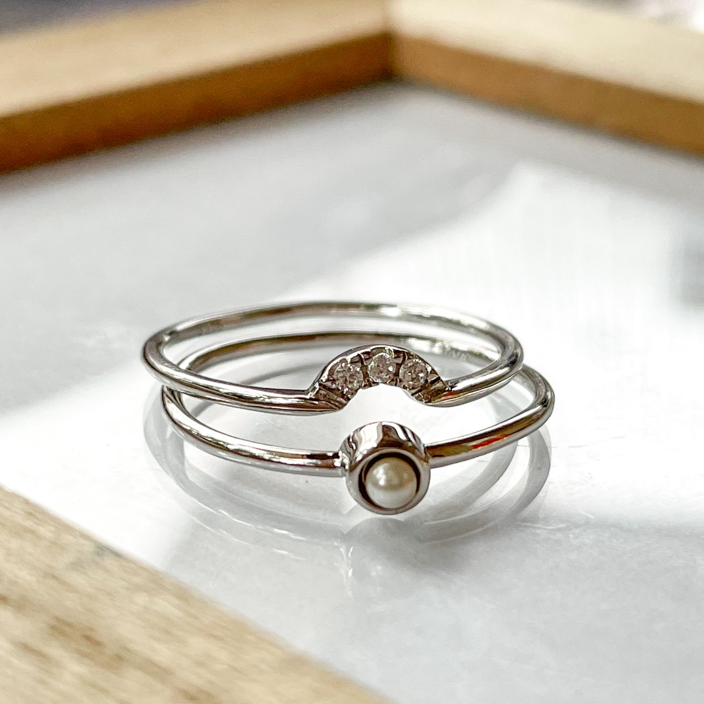 Snug & Fit Pearl Sized Ring - SSS  or Vermeil