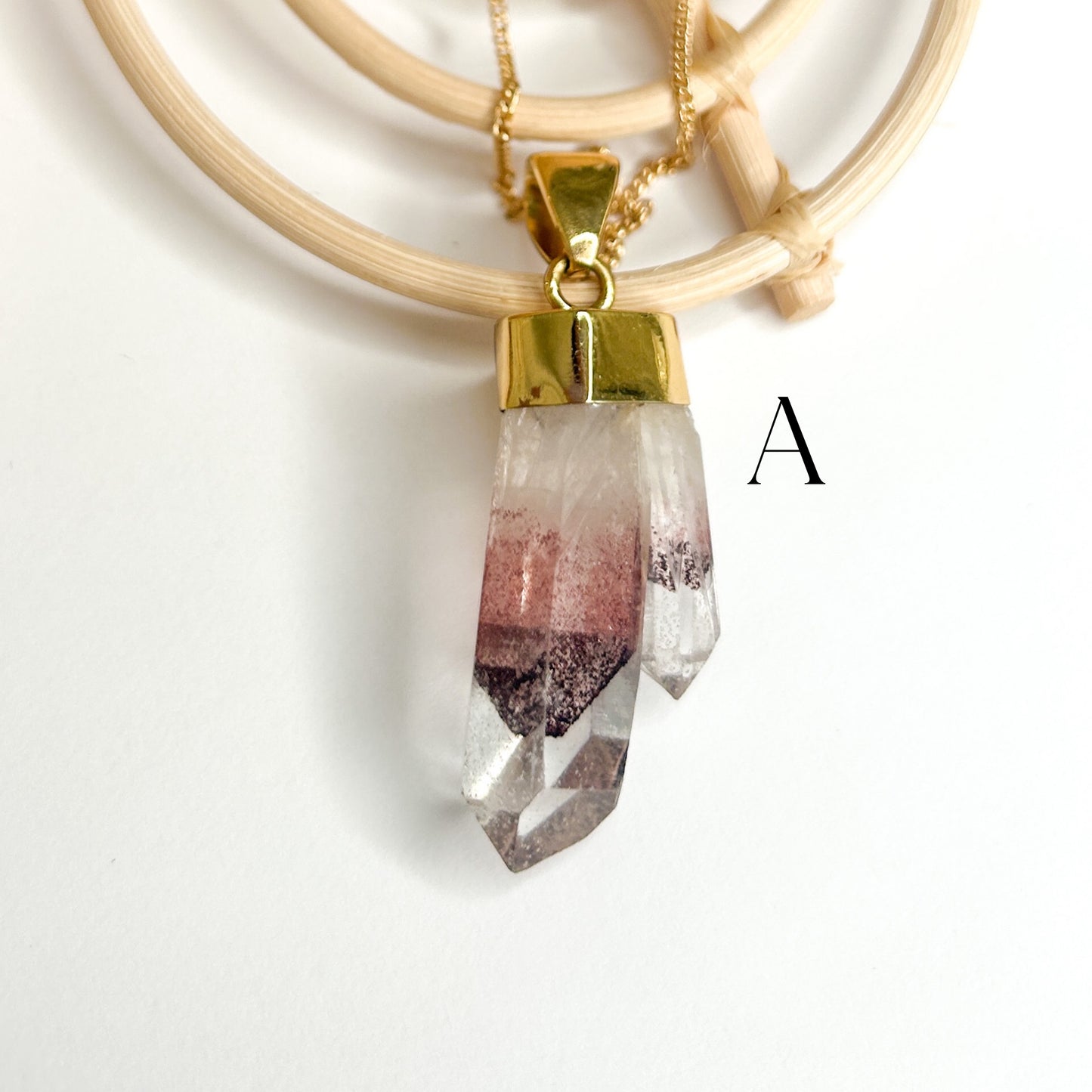 Amphibole Angel Phantom Quartz - Alchemia