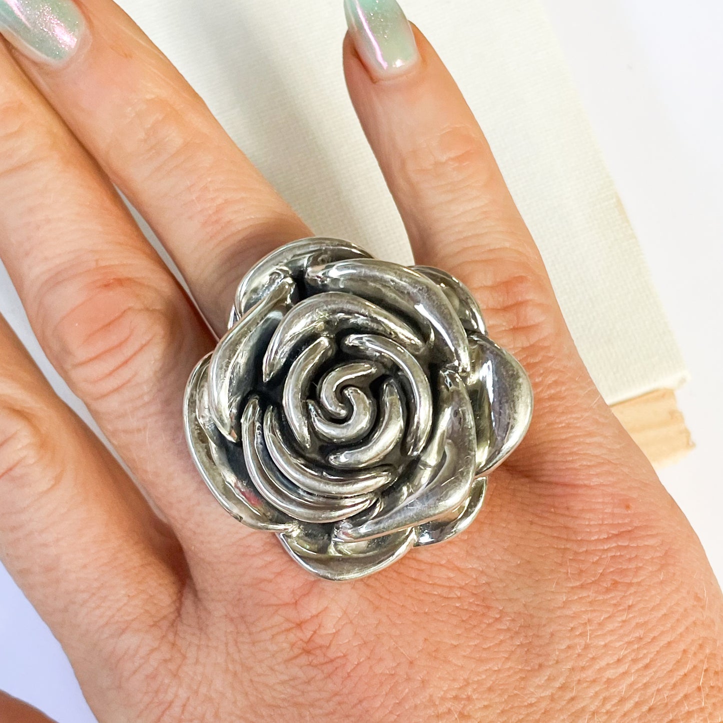 Solid Rose Sized Rings-Solid Sterling Silver