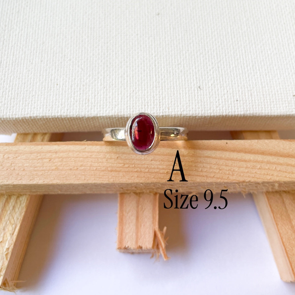 Variety of Stone in Minimalist Size 9.5 Rings - Solid Sterling Silver