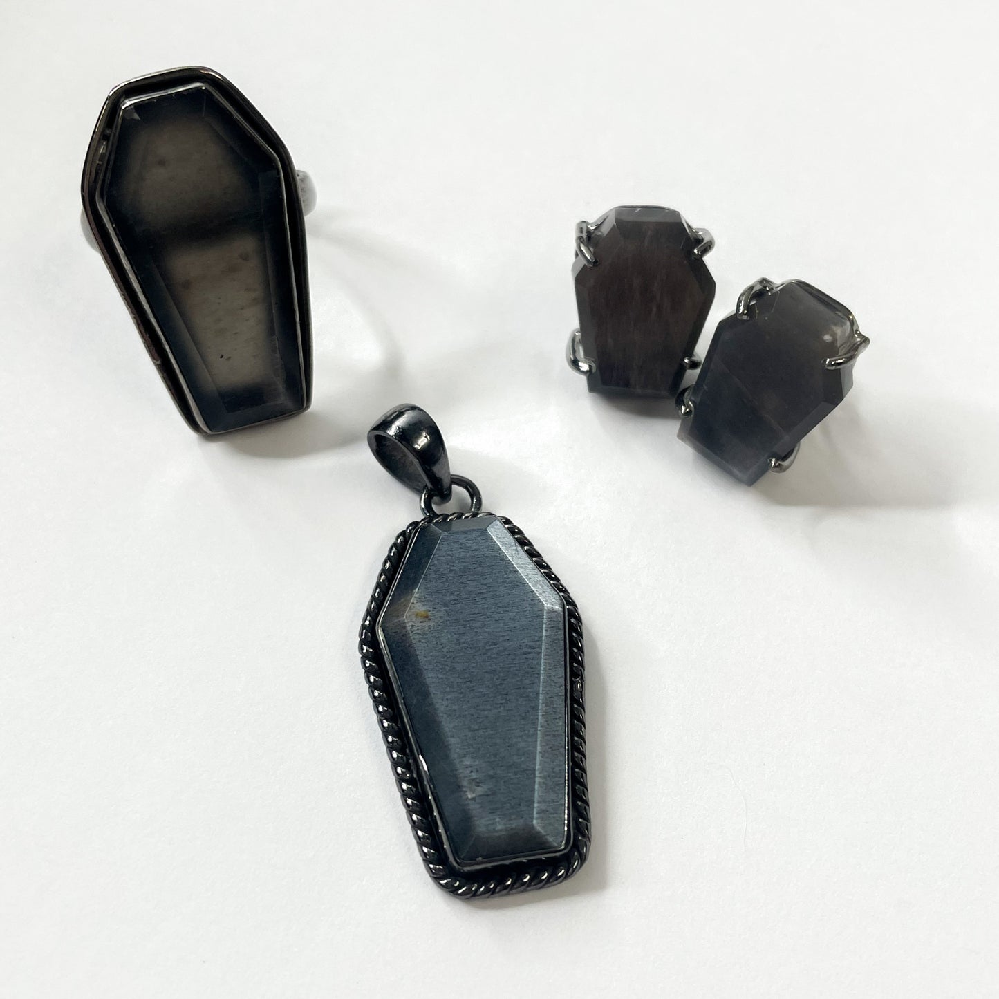 Grey Moonstone Coffin Collection