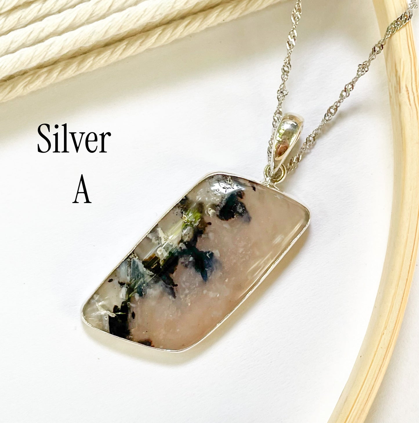 Natural Dendrite Opal Collection - Both Metals