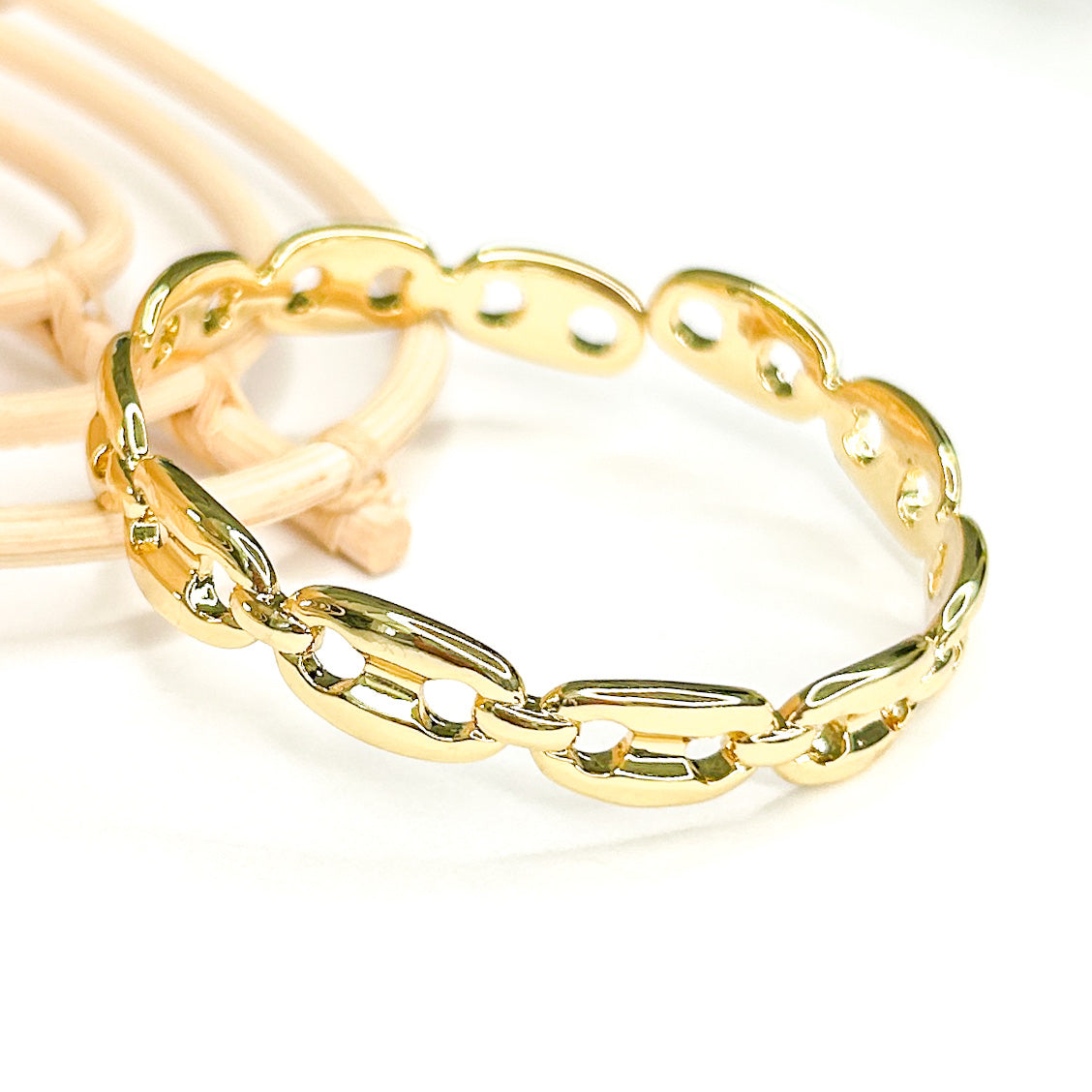 Gucci Link Cuff - 18K Gold Filled