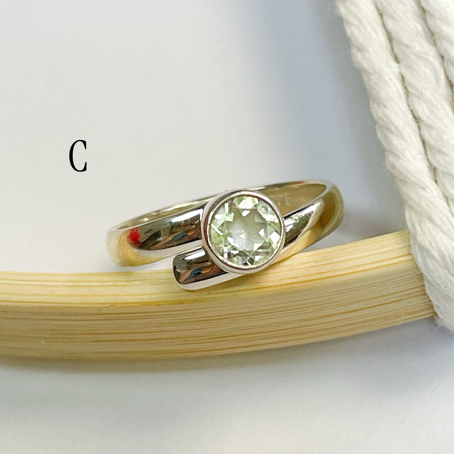 Dainty Gemstone Variety of Rings - Solid Sterling Silver