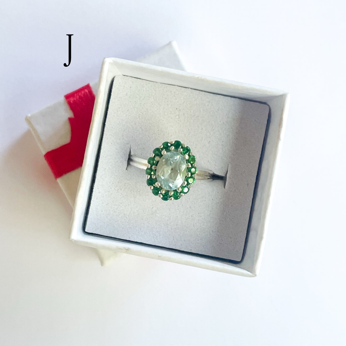 Dainty Multi Gemstone Prong Ring - Solid Sterling Silver