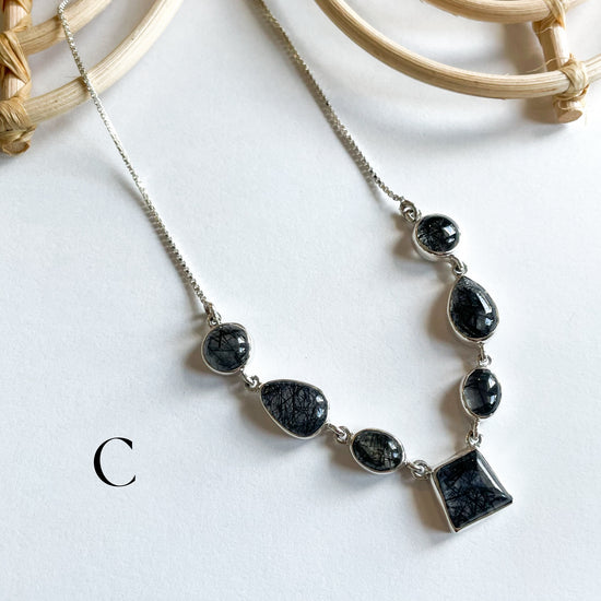 Stunning Necklace Stone Combos - Solid Sterling Silver