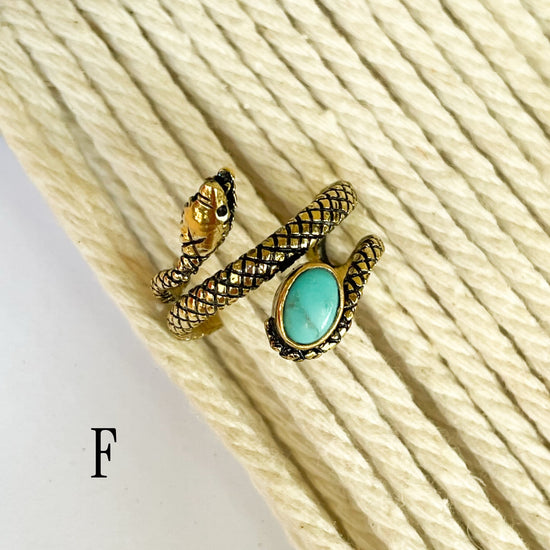 Snake Gemstone Pendants & Rings - Alchemia Gold