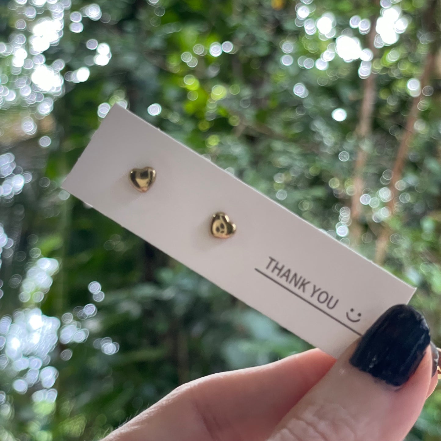 Solid Alchemia Gold Shaped Studs
