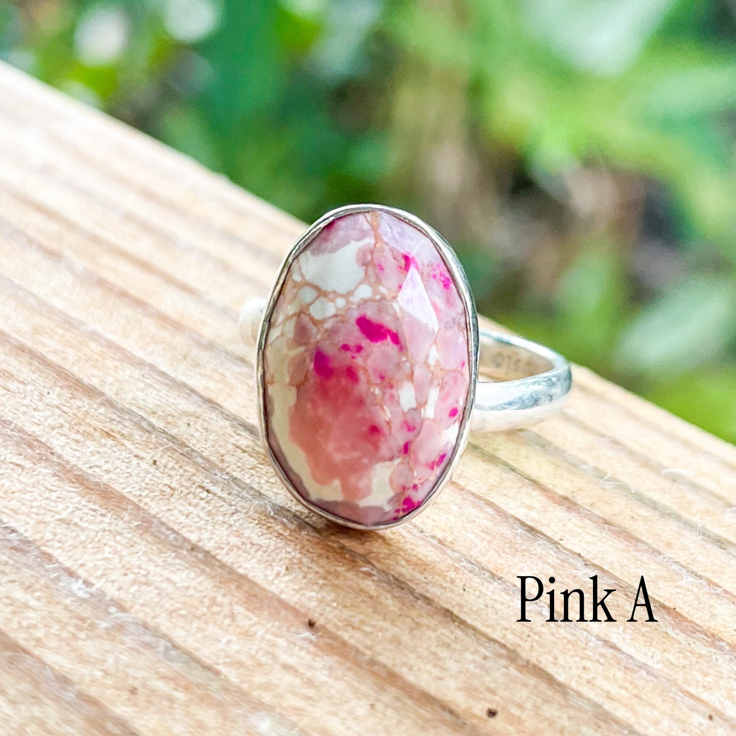 Colorful Jasper Rings - Solid Sterling Silver