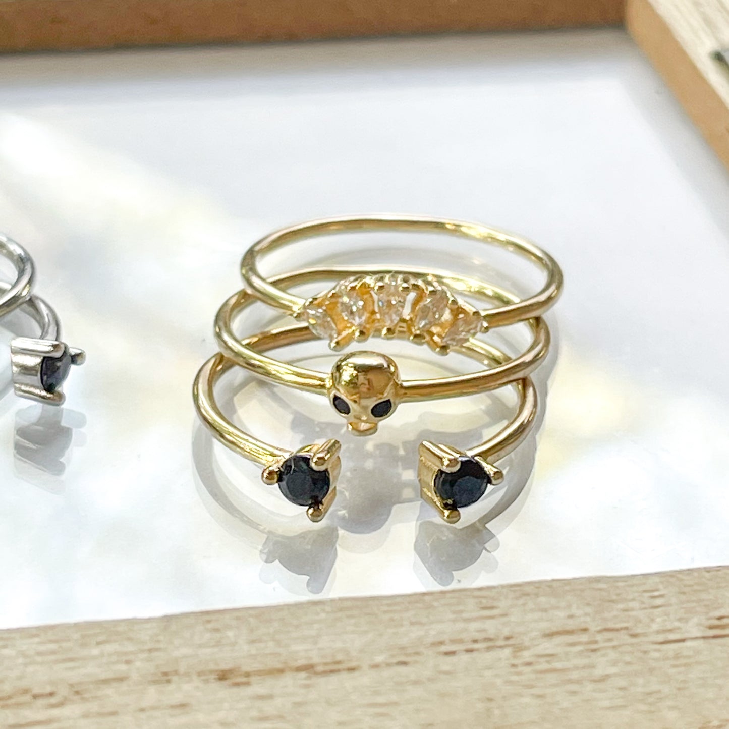 Skull Stack Rings - SSS or Vermeil