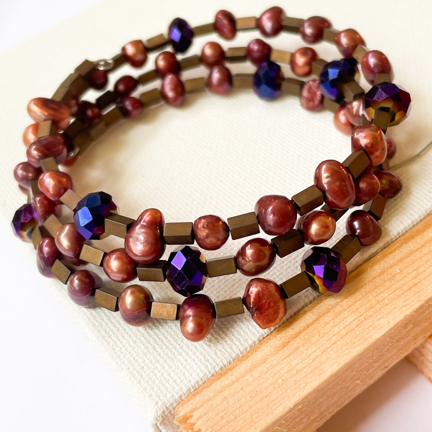 Boho Earrings & Bracelet Wrap Set