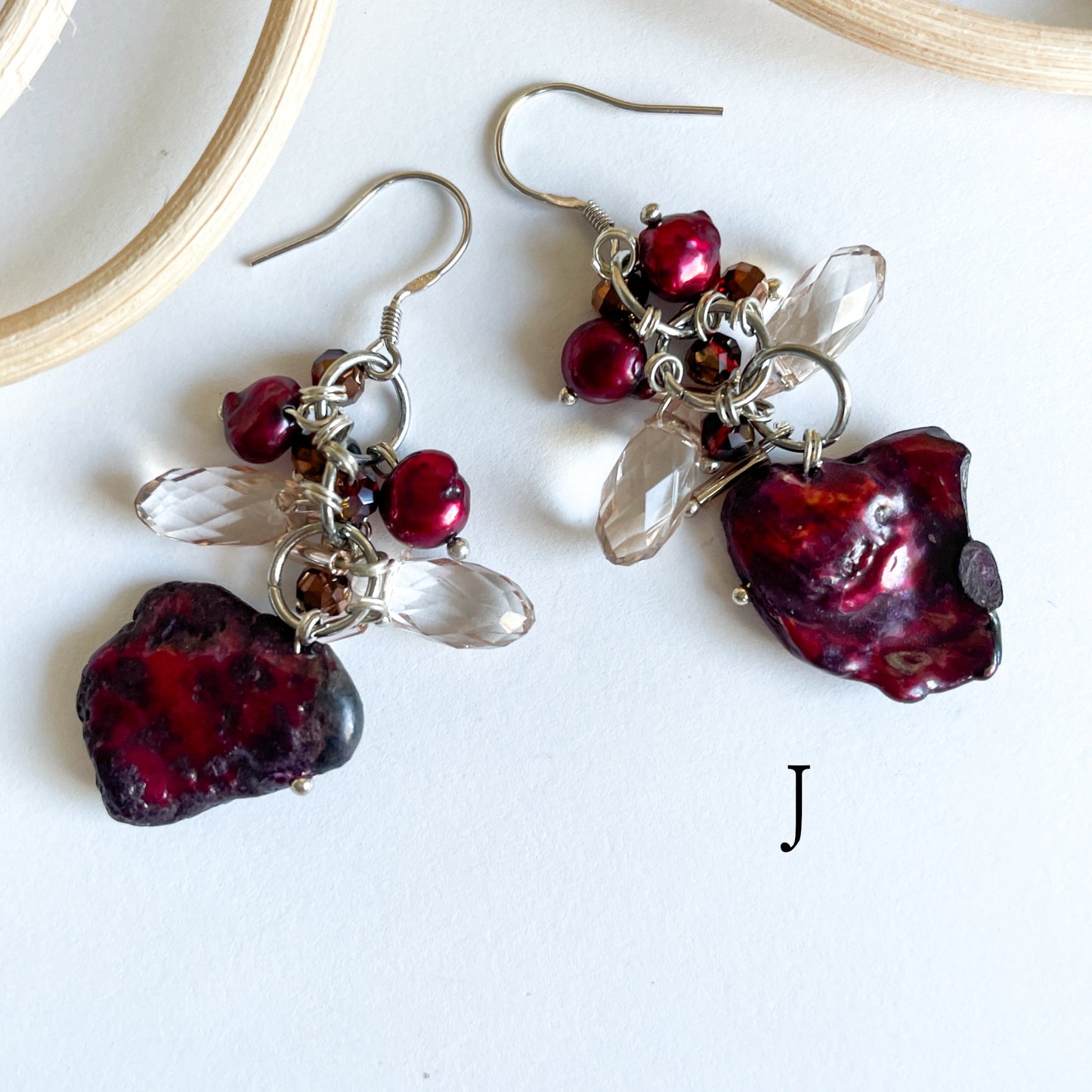 Colorful Freshwater Pearl Earrings - SSS