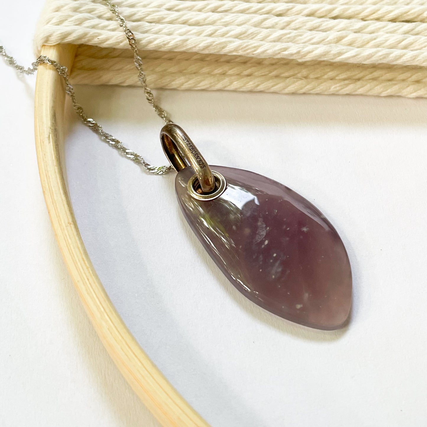 Purple Agate Pendant - Starborn