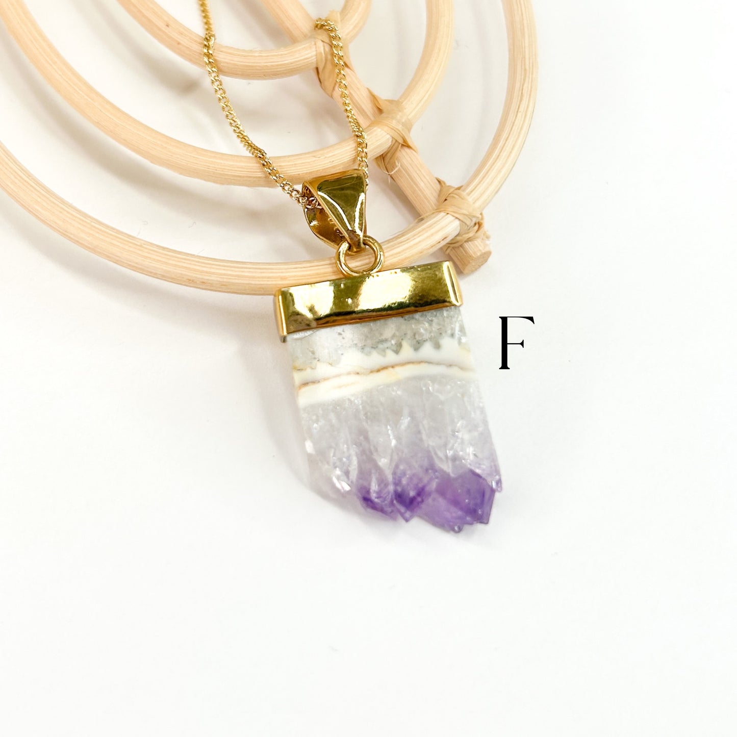 Amethyst Quartz Pendant - Alchemia