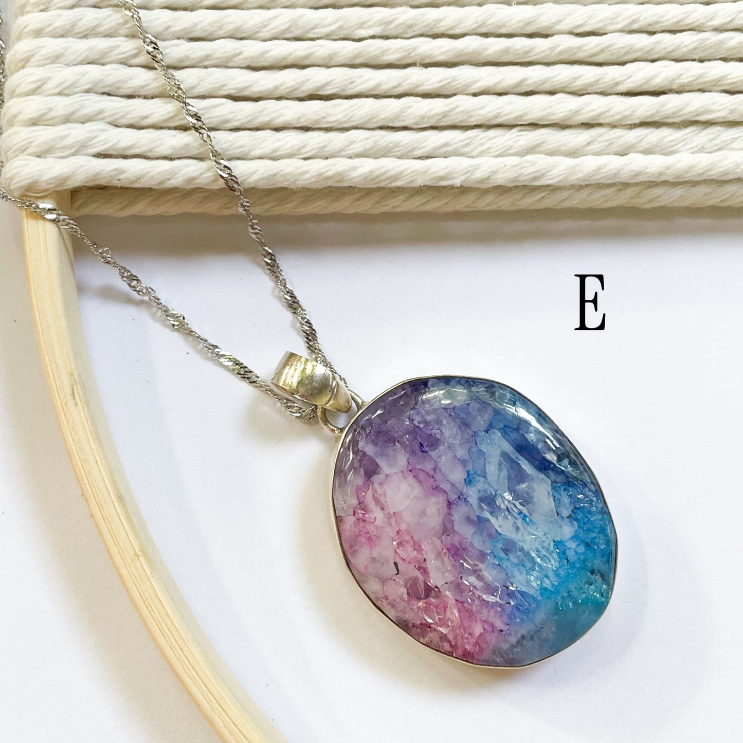 Unicorn Solar Quartz Pendants - Solid Sterling Silver