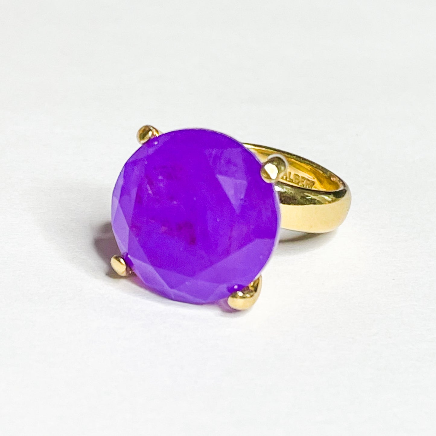 Neon Colored Fusion Gemstone Prong Ring - Alchemia