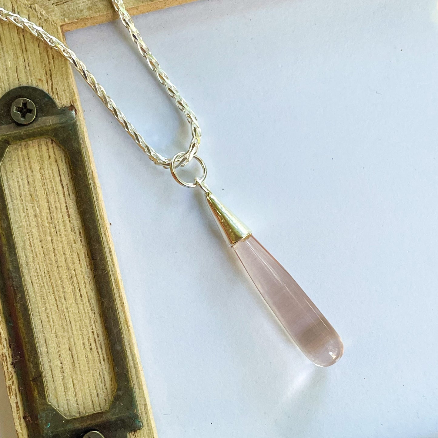 Color Drop Pendant - Both Metals