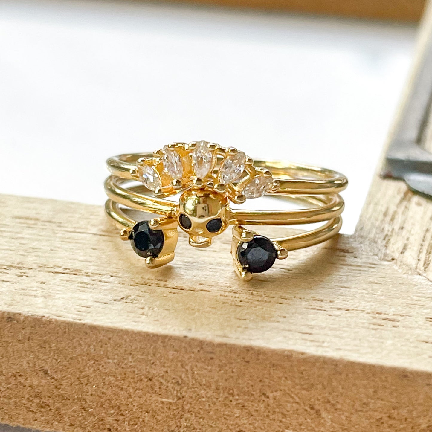 Skull Stack Rings - SSS or Vermeil