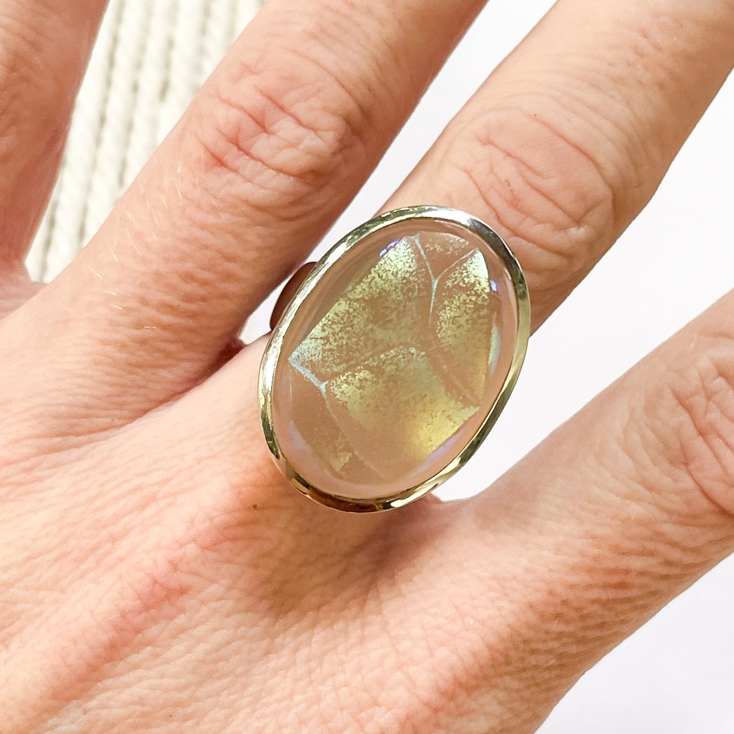 Aurora Quartz Adjustable Ring - Starborn