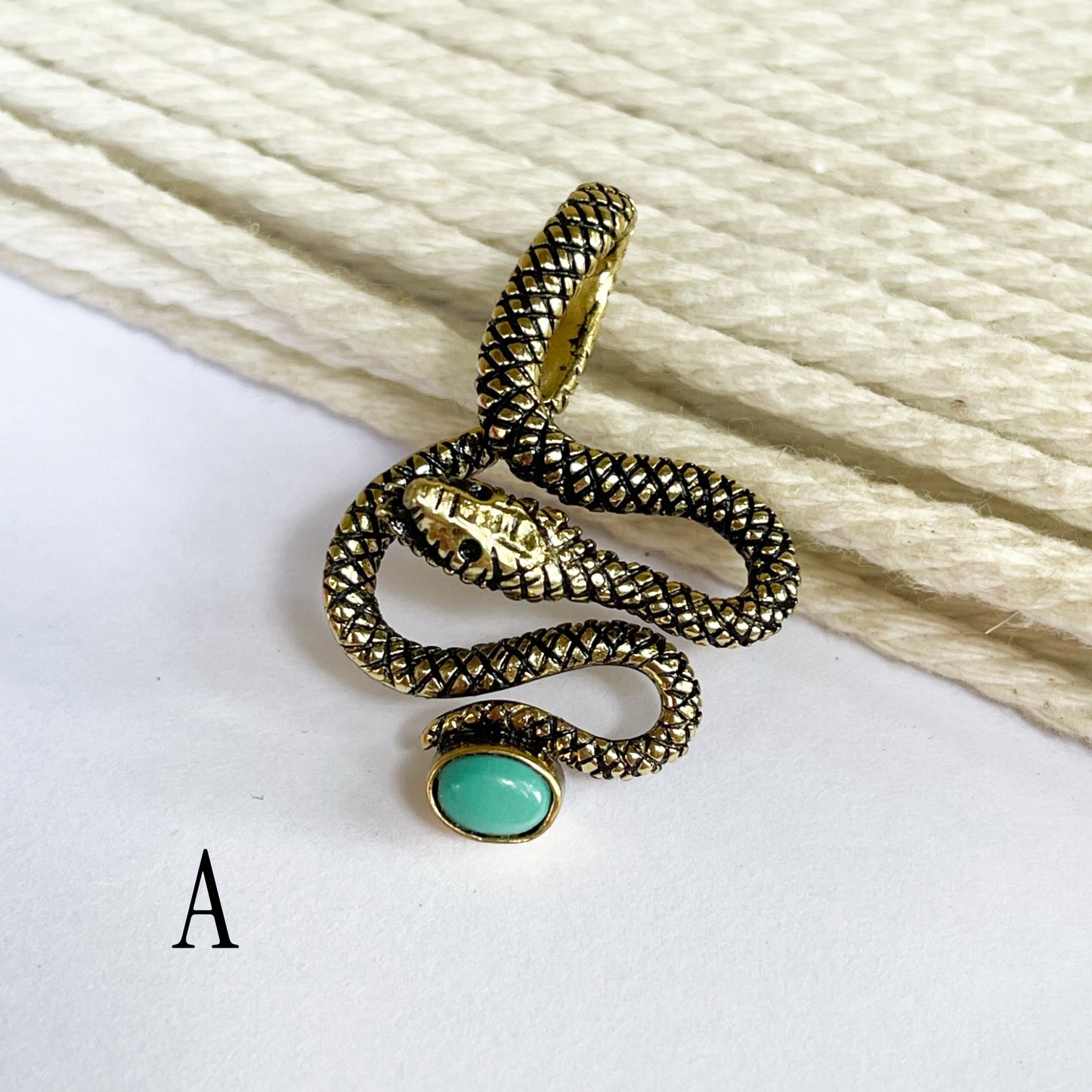 Snake Gemstone Pendants & Rings - Alchemia Gold