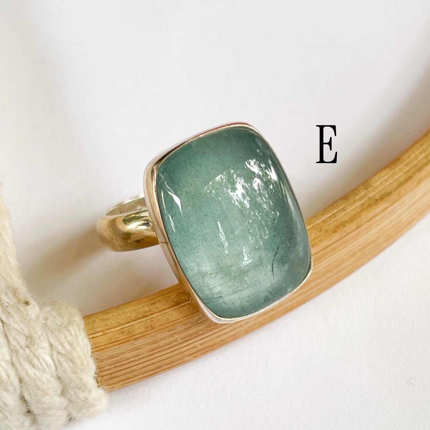 Natural Aquamarine Rings & Pendants - Both Metals