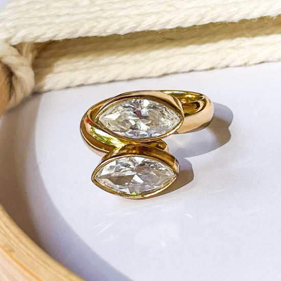 CZ Bypass Ring - Alchemia