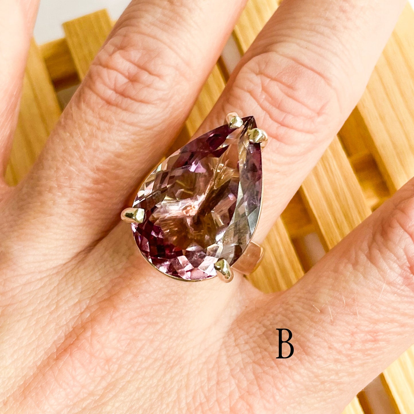 Ametrine Jumbo Prong - Solid Sterling Silver