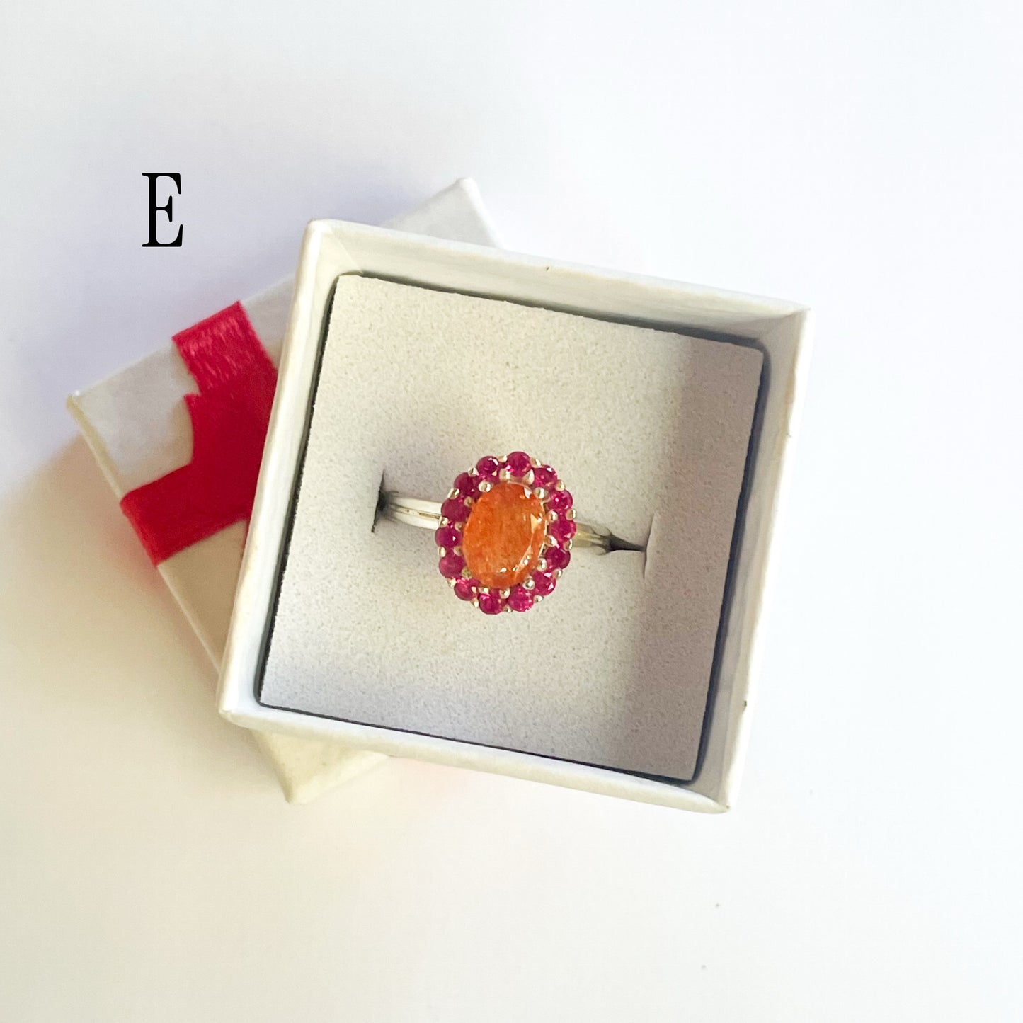 Dainty Multi Gemstone Prong Ring - Solid Sterling Silver