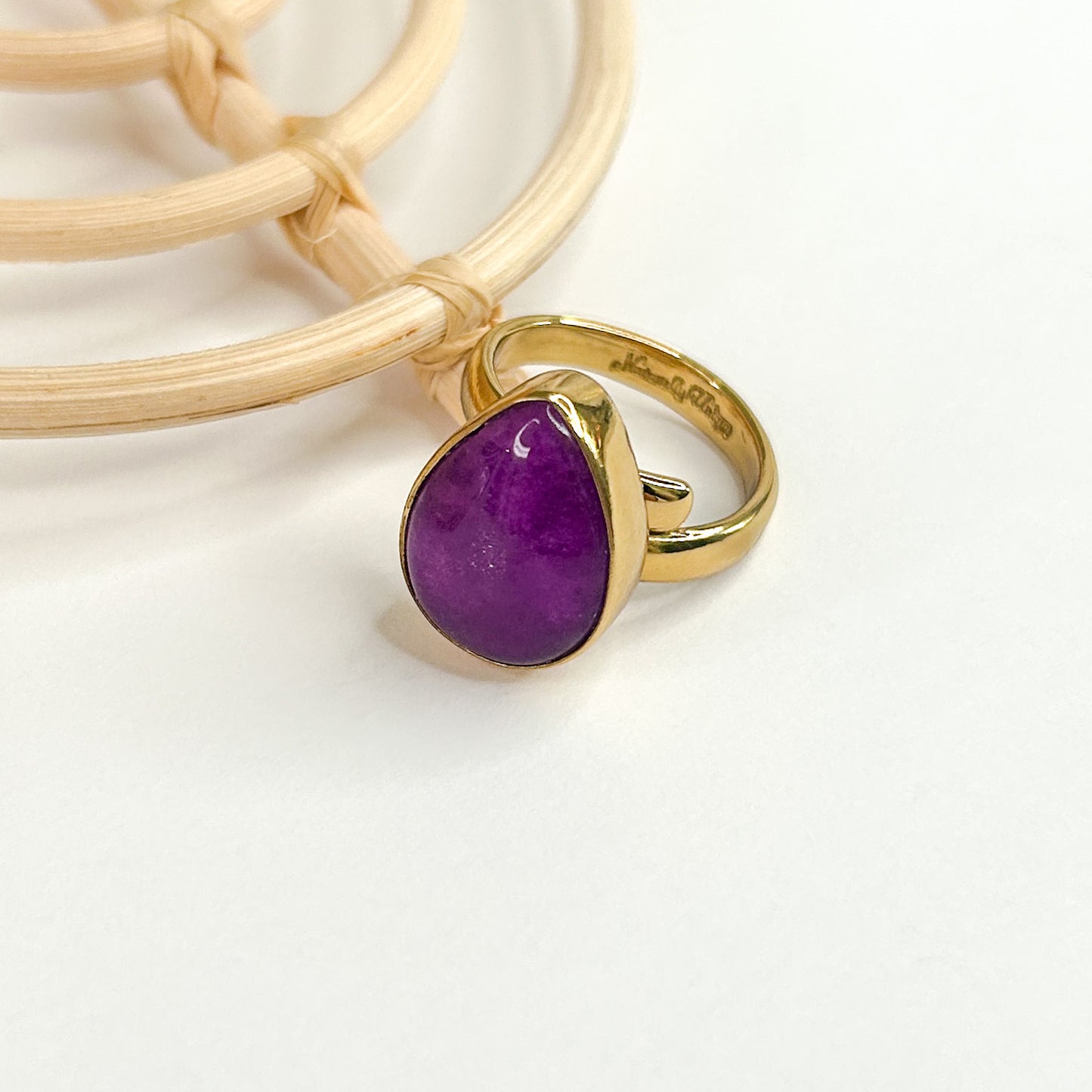 Teardrop Enhanced Quartz Ring & Pendant - Alchemia