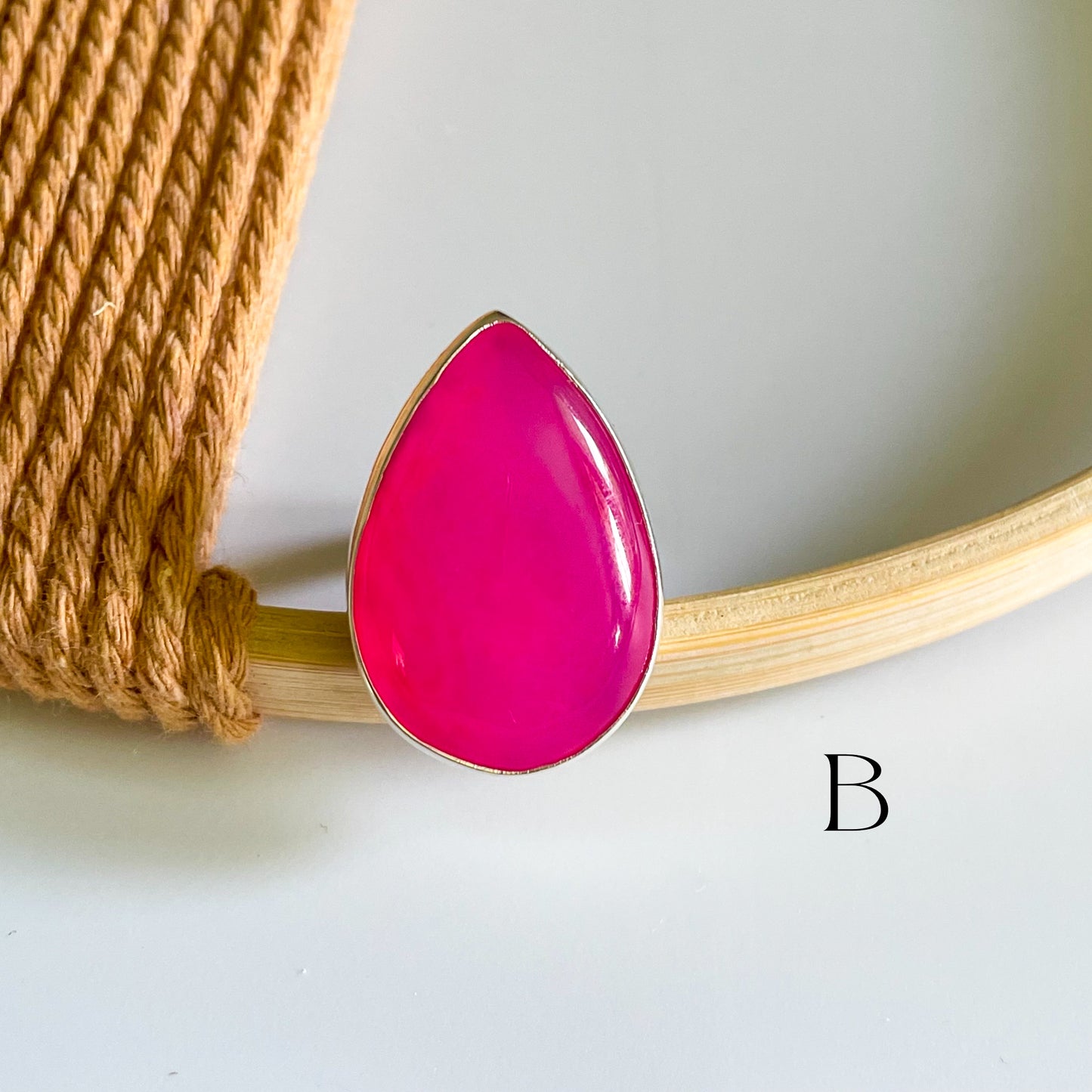 Botswana Agate Rings - Both Metals