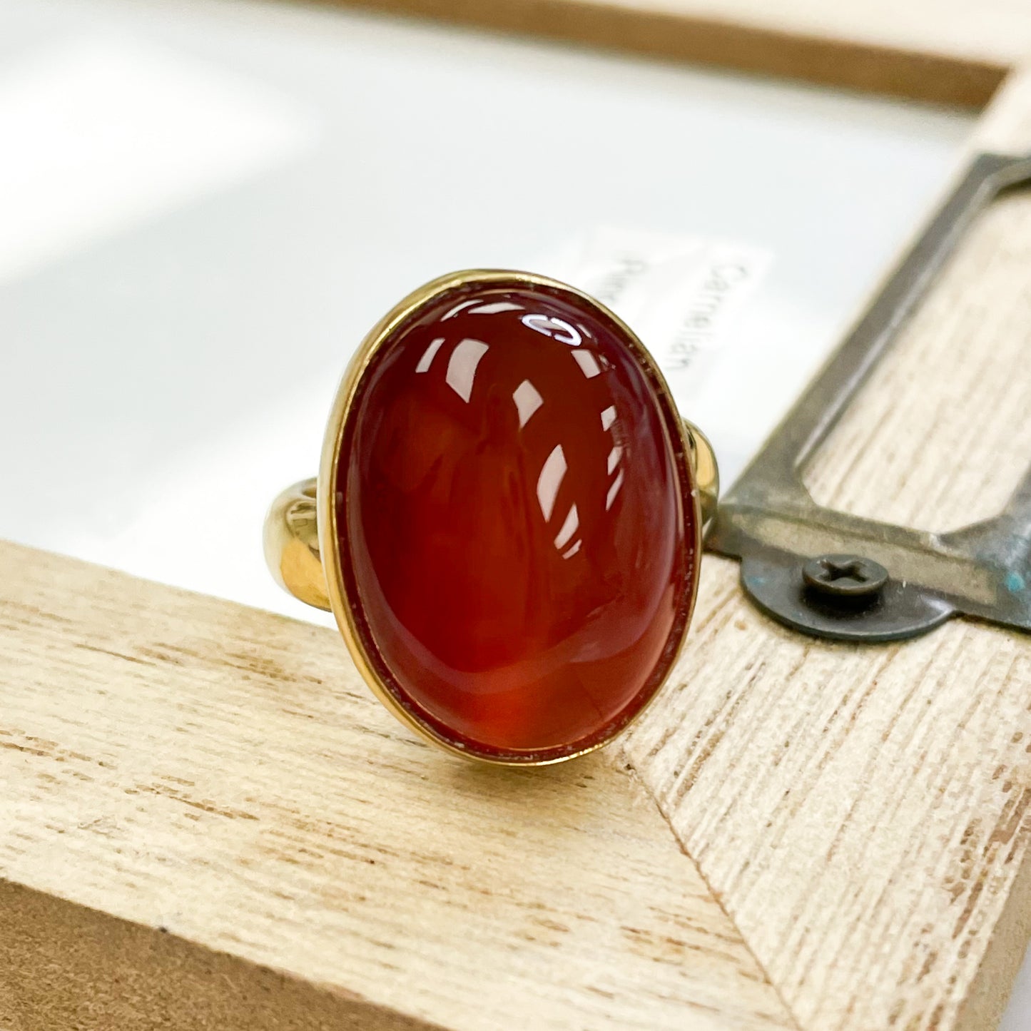 Alchemia Carnelian Ring - Charles Albert Stock