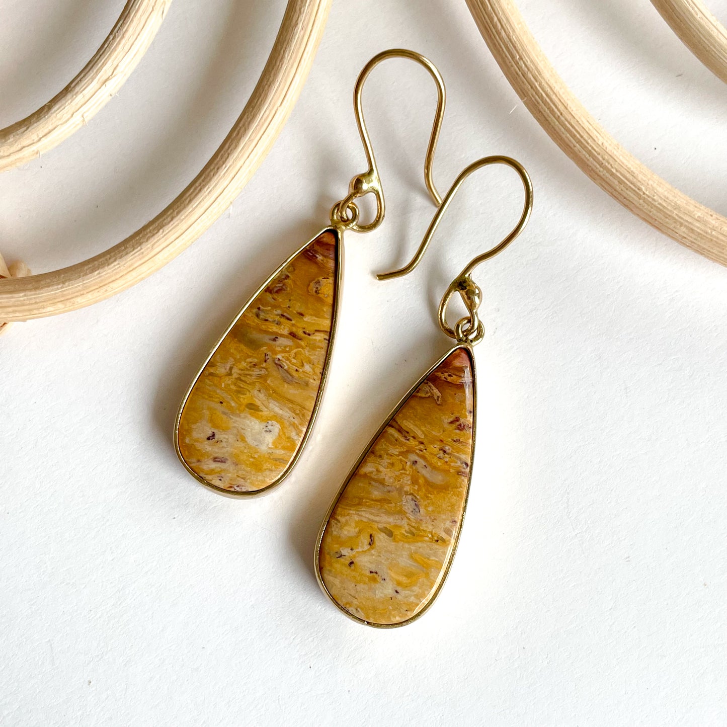 Jasper Dangle Earring - Alchemia